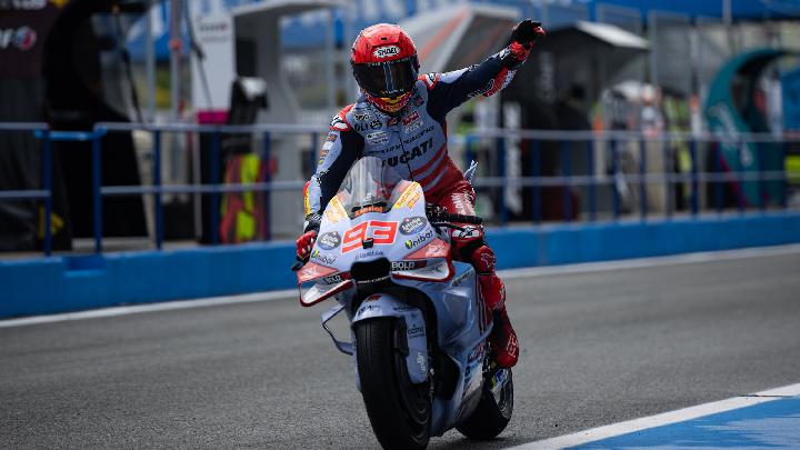 Start dari Pole Position, Marc Marquez Makin Nyaman Incar Podium MotoGP Spanyol 2024