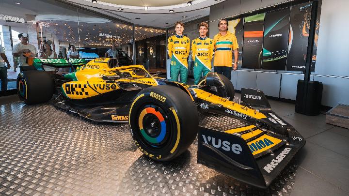 McLaren Mercedes Angkat Tema Ayrton Senna di F1 Monako 2024