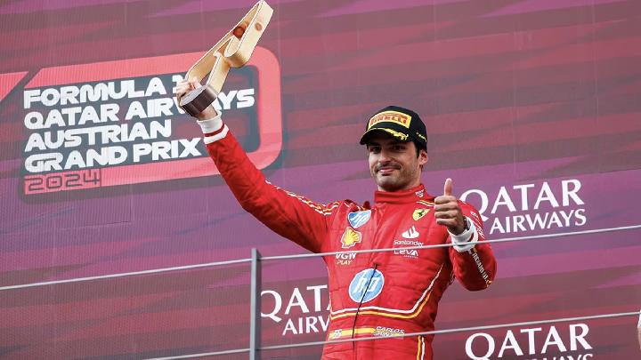 Komentara Carlos Sainz Jr Usai Raih Podium di F1 Austria&nbsp;2024