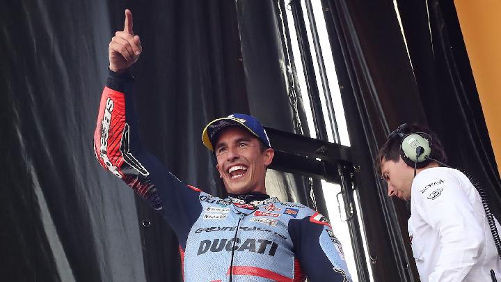 Hasil MotoGP Aragon: Marc Marquez Akhirnya Juara, Bagnaia Jatuh