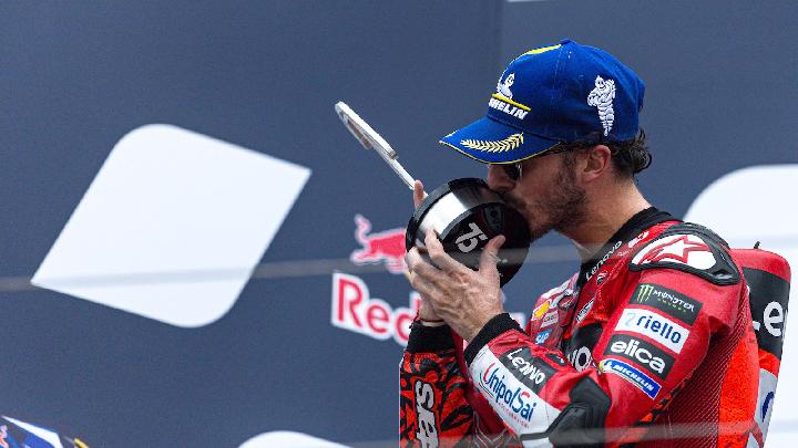 Hasil Sprint Race MotoGP Emilia Romagna: Bagnaia Juara, Marc Marquez Nyaris Podium