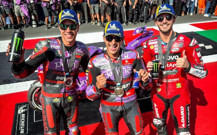 Hasil Sprint Race MotoGP San Marino: Jorge Martin Juara, Marc Marquez Gagal&nbsp;Podium